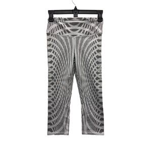 Alo Gray Zebra Print Leggings Grey and White‎ Size Extra Small